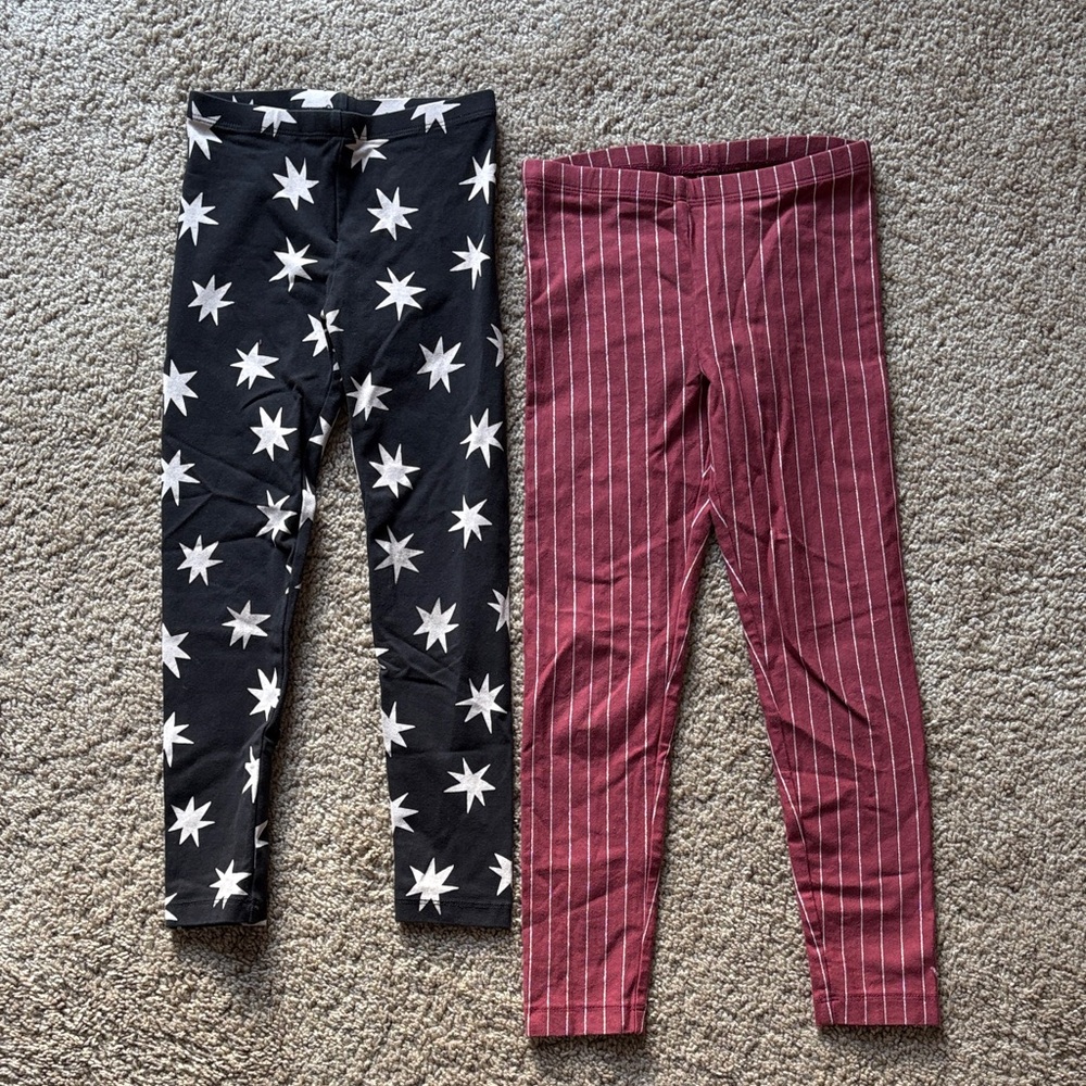 Tea Collection size 6- pair of printed leggings never worn!